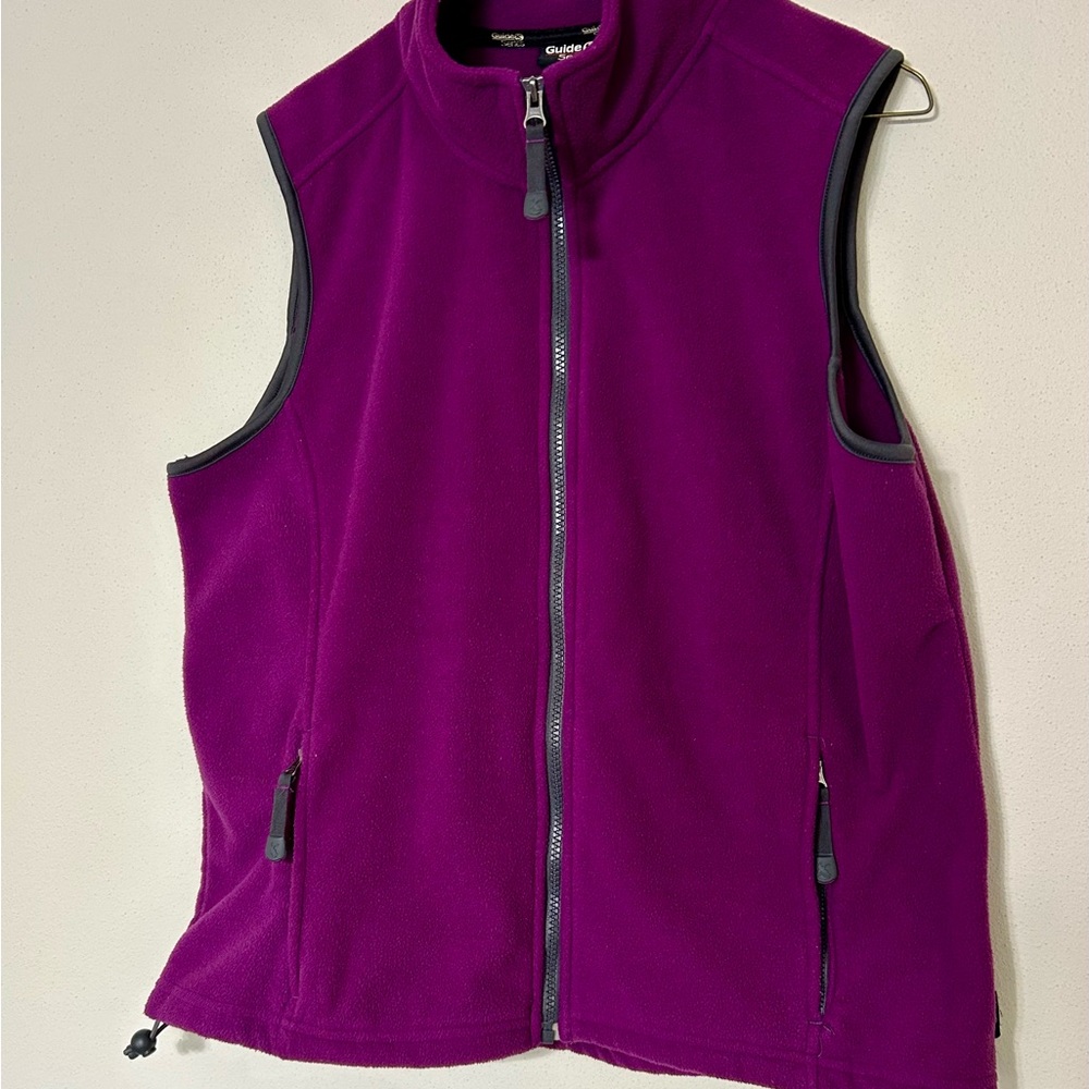 Women's Purple Fleece Vest